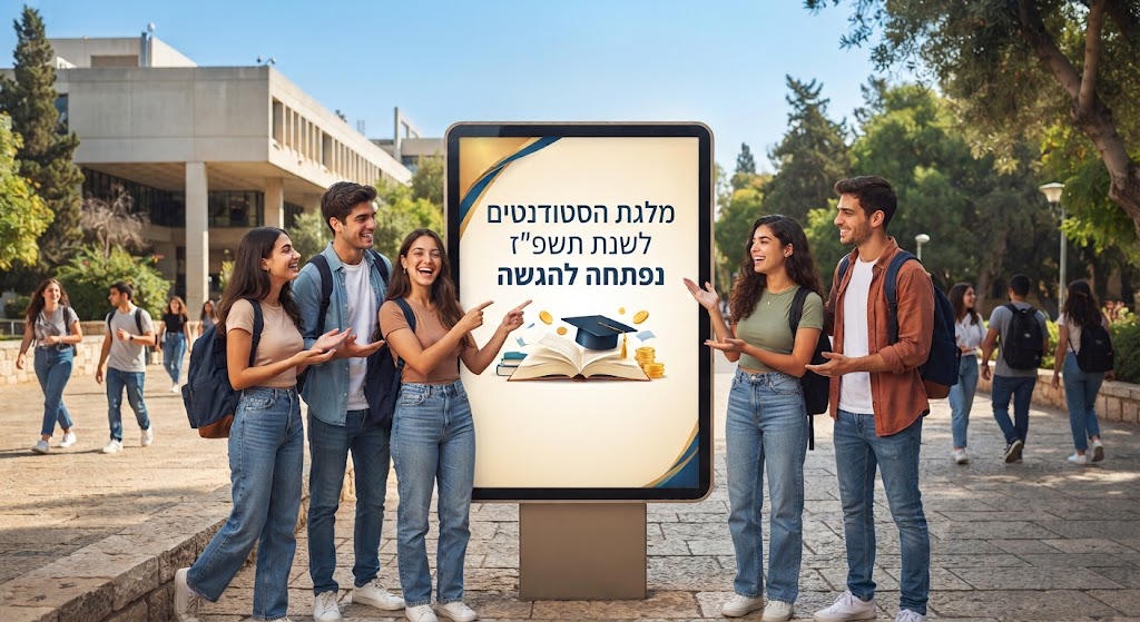 מלגת לימודית תשפ"ז נפתחה להגשה 